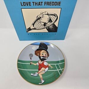 RED SKELTON COLLECTION COLLECTOR PLATE LOVE THAT FREDDIE 3032/10000 IN BOX
